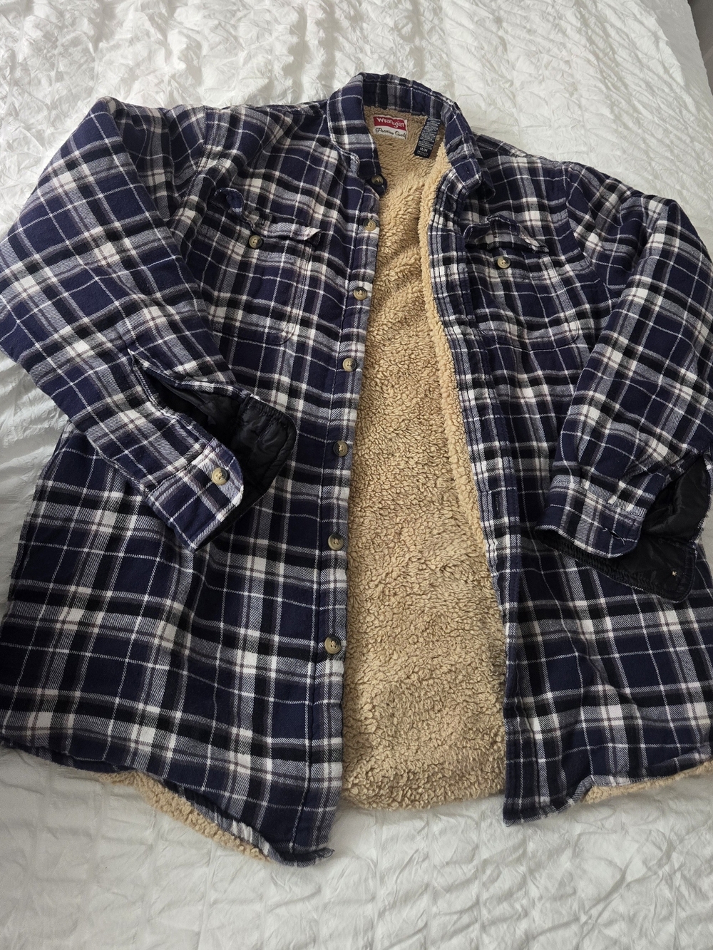 Y2K Wrangler Sherpa-lined Jacket 🤎